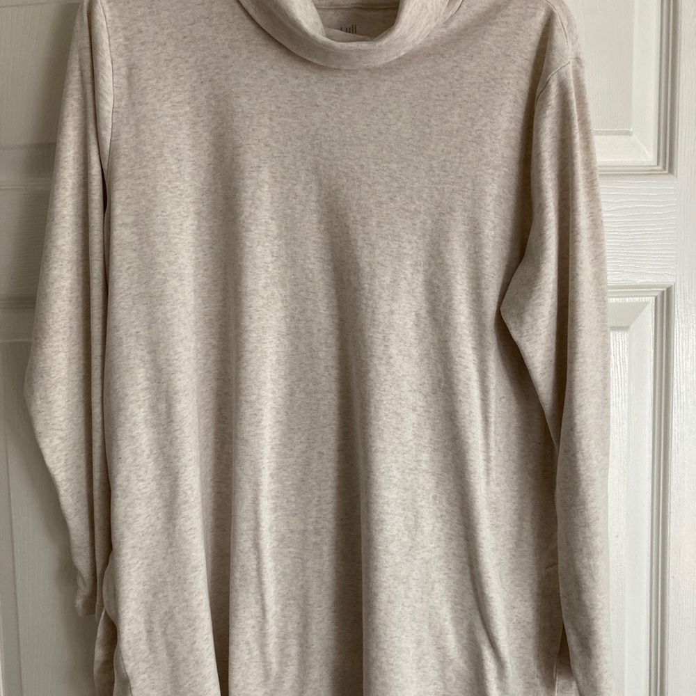 J Jill Perfect Pima - Turtleneck - Side Slit
